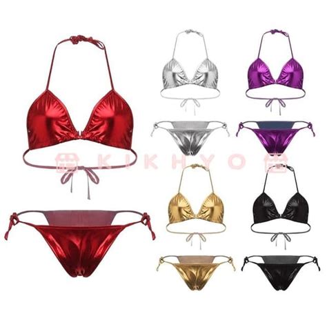 Jual PROMO BIKINI BRA SET G STRING SEXY LINGERIE UNGU Shopee