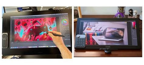 Huion Kamvas Pro Vs Wacom Cintiq Pro Comparison Digital Art