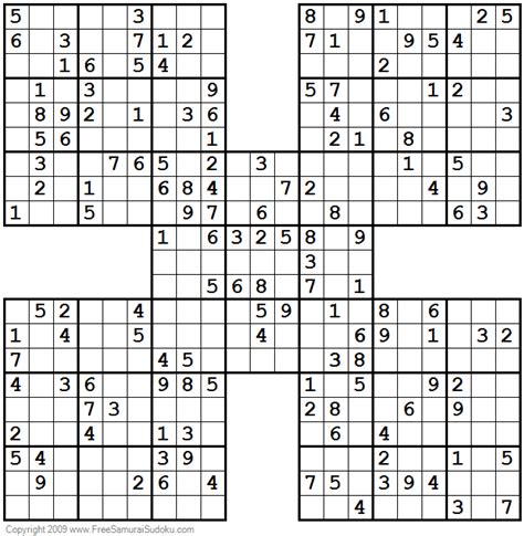 1001 Moderate Samurai Sudoku Puzzles Sudoku Puzzles Crossword Puzzles