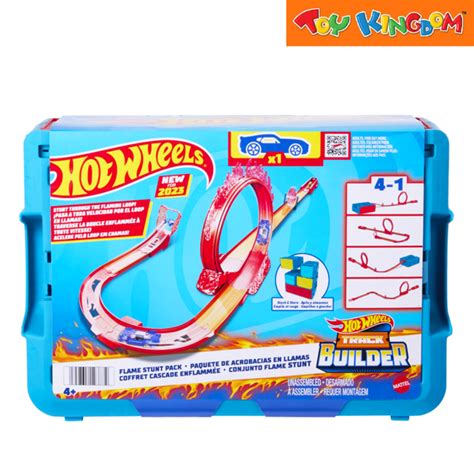 Hot Wheels Track Builder Fire Themed Stunt Pack Playset Lazada Ph