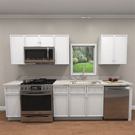 Buy Petit White Shaker Cabinets Ft Run At Cabinetselect