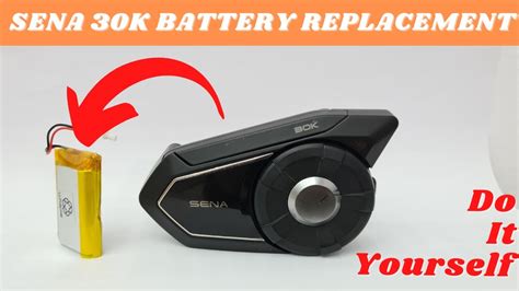 Sena K Mesh Intercom Battery Replacement Diy Youtube