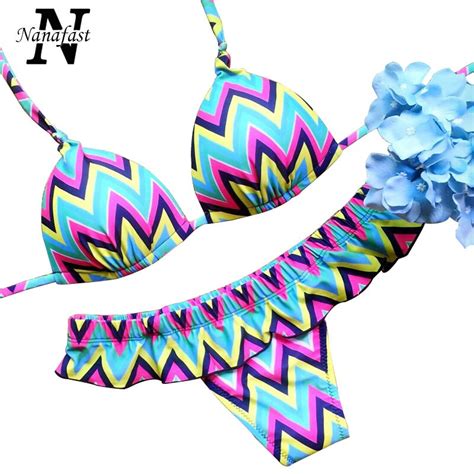 Nanafast New Summer Digital Print Women Bikini Swimsuits Sexy