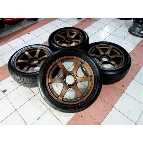 Jual Velg Mobil Seken Racing Te Ring Lebar Et Pcd X Ban