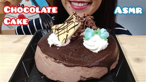 Asmr Dessert Chocolate Cake Mukbang Eating Sounds Youtube