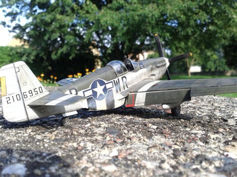 P 51b The Iowa Beaut Hasegawa Scratchbuild Ready For Inspection