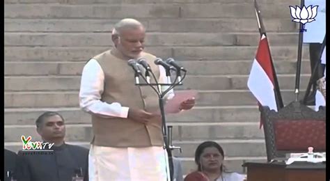 Shri Narendra Modi Sworn In As The 15th Prime Minister Of India Youtube