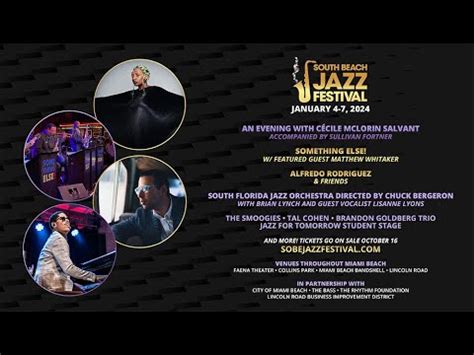 Th Annual South Beach Jazz Festival Jazzfestmiami Youtube