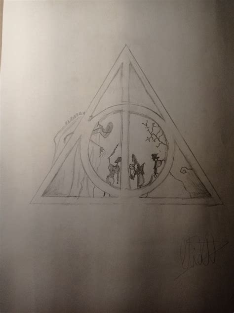 Dibujo De La Historia De Las Reliquias De La Muerte Harry Potter