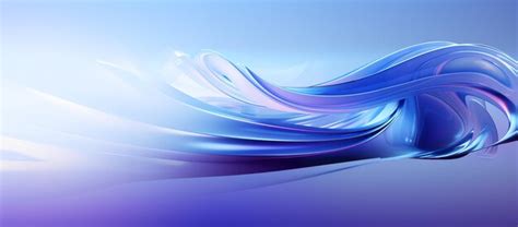 Premium AI Image | a blue and white wavy lines