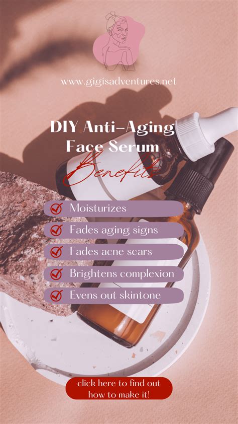 Diy Anti Aging Face Serum Ultra Moisturizing Face Serum