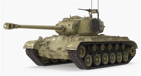 3D model m26 pershing medium tank - TurboSquid 1318122