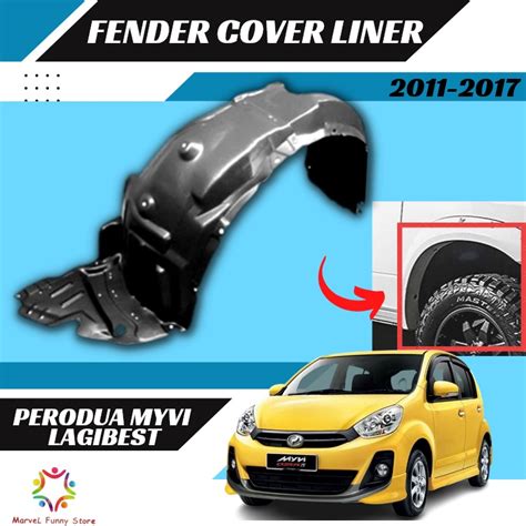 Perodua Myvi Lagi Best Cover Tayar Mudguard Daun Pisang Fender Cover