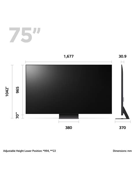 LG QNED82 75 Inch 4K Smart UHD TV 2023 75QNED826RE LG UK