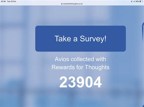 ‘Avios for Thoughts’ - points for doing surveys, replaces ‘Rewards for