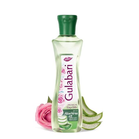 Buy Dabur Gulabari Premium Rose Water With Aloe Vera 400 Ml Upto 8