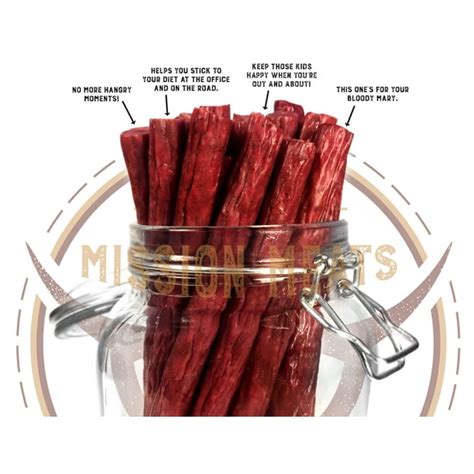 Mission Meats Tasty Original Grass Fed Beef Sticks 12 Ct Walmart