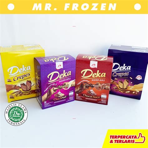 Jual Deka Wafer Roll Deka Crepes Box Free Buble Wrap Shopee Indonesia