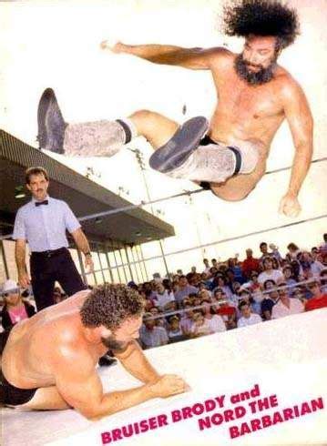 Bruiser Brody Vs Nord The Barbarian Bruiser Brody Pro Wrestling