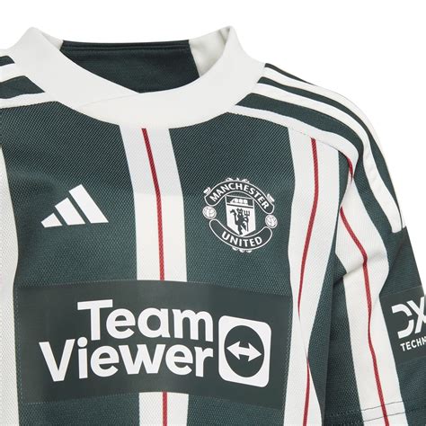 Adidas Manchester United Away Mini Kit 2023 2024 Infants Green