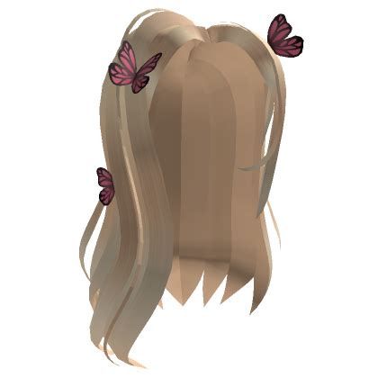 Spring Butterfly Hair Blonde Roblox