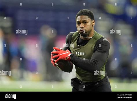 TCU Defensive Back Josh Newton Runs A Drill At The NFL Football