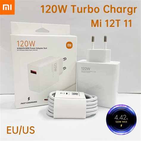 Xiaomi cargador rápido MI Original de 120W adaptador de carga Turbo