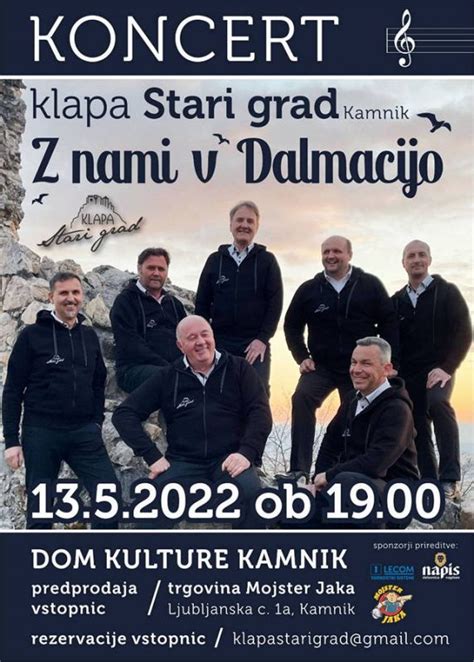 Koncert Klape Stari Grad Z Nami V Dalmacijo