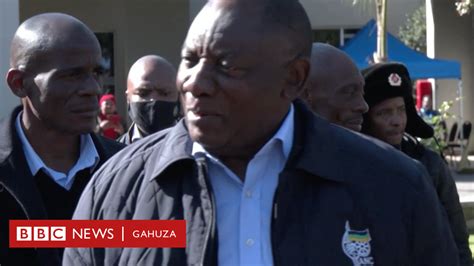 Afrika Yepfo Umugambwe Anc Uri Kubutegetsi Uri Mu Mayira Abiri Bbc