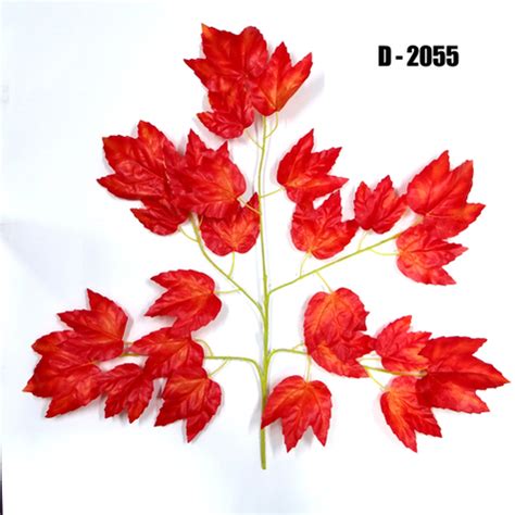 Buy Artificial Red Maple Shaded Spray 5 Branches At Best Price In New Delhi