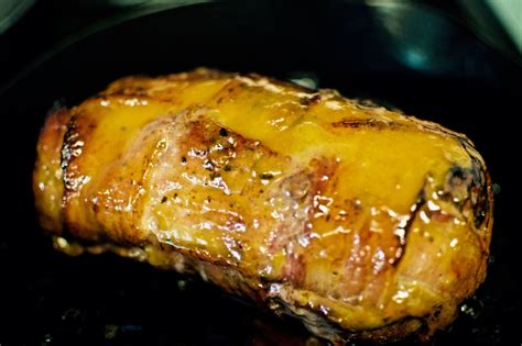 Apricot Glazed Bacon Wrapped Cajun Moose Tenderloin Huntfiber