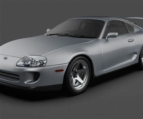 ArtStation - Toyota Supra 98 | Game Assets