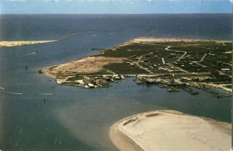 Aerial View Of Port Aransas Texas