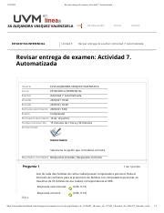 Actividad Automatizada Pdf Revisar Entrega De Examen