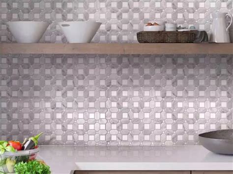 Octagon Backsplash (Tile Materials & Ideas) - Designing Idea