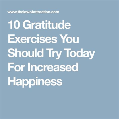 10 Gratitude Exercises You Should Try Today For Increased Happiness