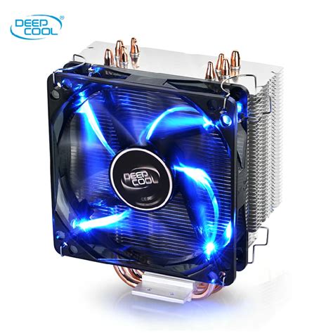 Deepcool 12025 Fan 4 Heatpipe Tower Side Blown CPU Radiator For Intel