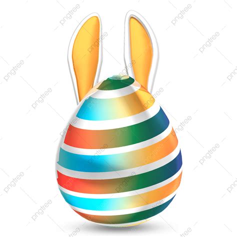 Elemento De Huevo De Conejito De Pascua Png Dibujos Color Huevos De