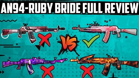 New An Ruby Bride Full Review Best An Gun Skin In Free Fire