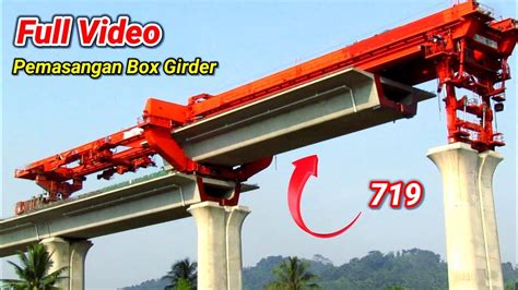 Progres Pemasangan Box Girder Di Plered Kab Purwakarta Kereta Cepat