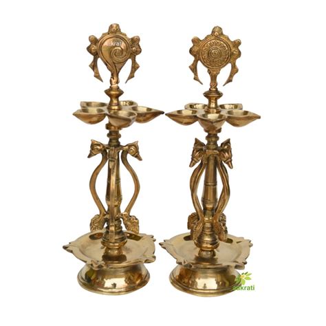 Brass Diyas For Pooja High Quality Housewarming T At Rs 9620 Brass Diya In Aligarh Id