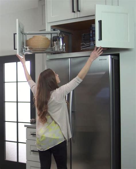 Over Fridge Storage Ideas Above The Fridge Cabinet Video Kitchen