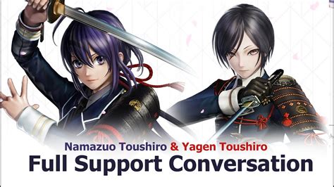 Touken Ranbu Warriors Pc Namazuo Toushiro Yagen Toushiro Full Support