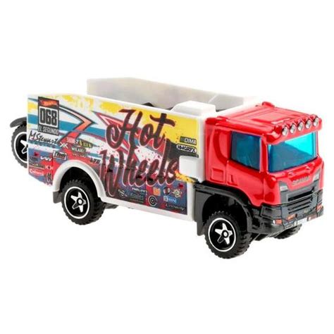 Hot Wheels Caminh O Velocidade Na Pista Scania Rally Truck Mattel Caminh Es Motos E Nibus