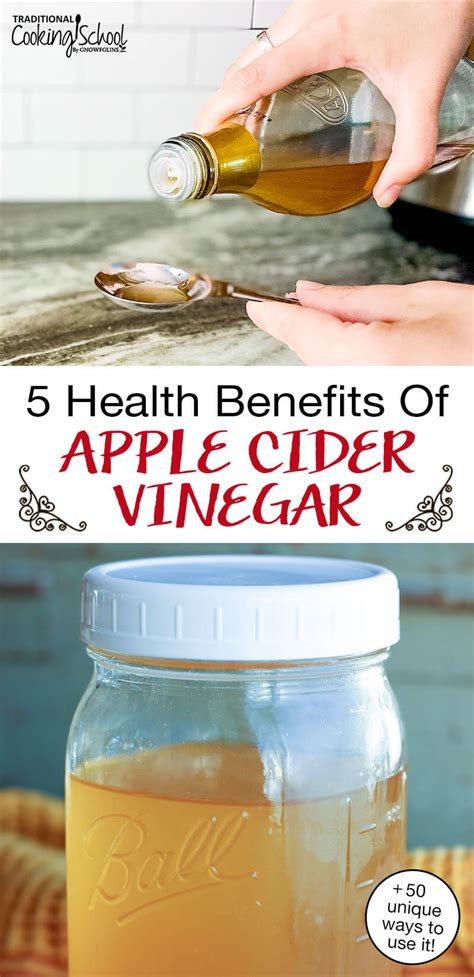 5 Health Benefits Of Apple Cider Vinegar 50 Ways To Use It