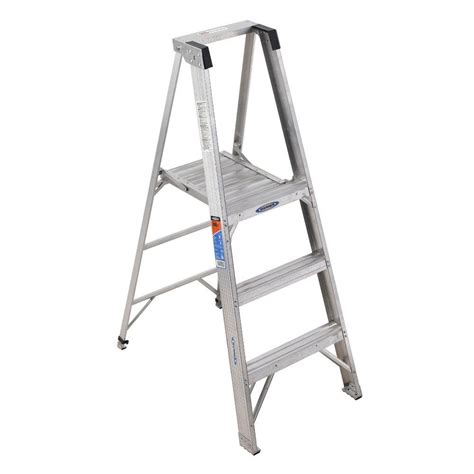 Werner 3 Step Ladder Aluminum