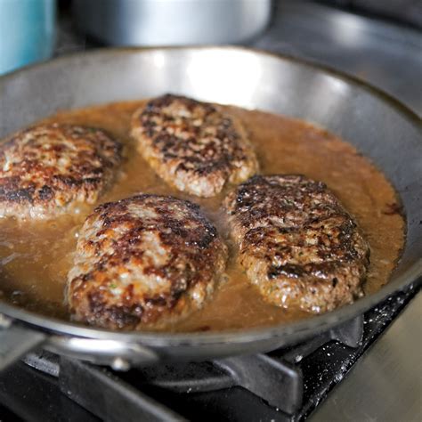 Salisbury Steak With Onion Gravy Recipe Martha Stewart