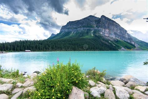 Lago Louise Banff Parque Nacional Canada Imagem De Stock Imagem De