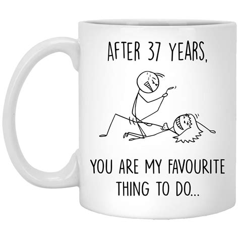 37 Year Anniversary Mug For Him And Her 37th Wedding Anniversary Mug For Husband And Wife 37th