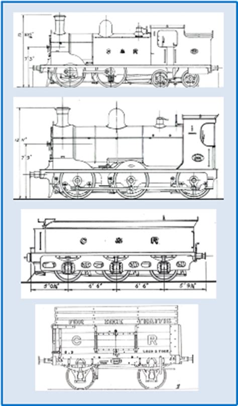 Locomotive Scale Drawings